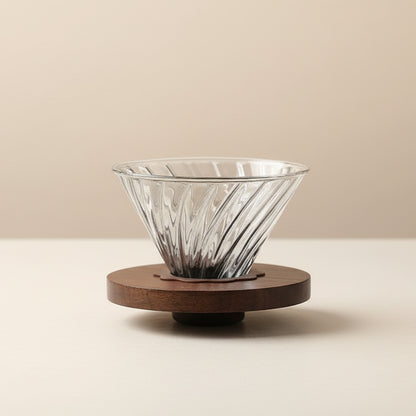 Velia Coffee™ – Szklany Dripper Przelewowy