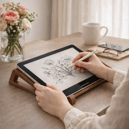 Velia Home™ – Drewniana Podstawka